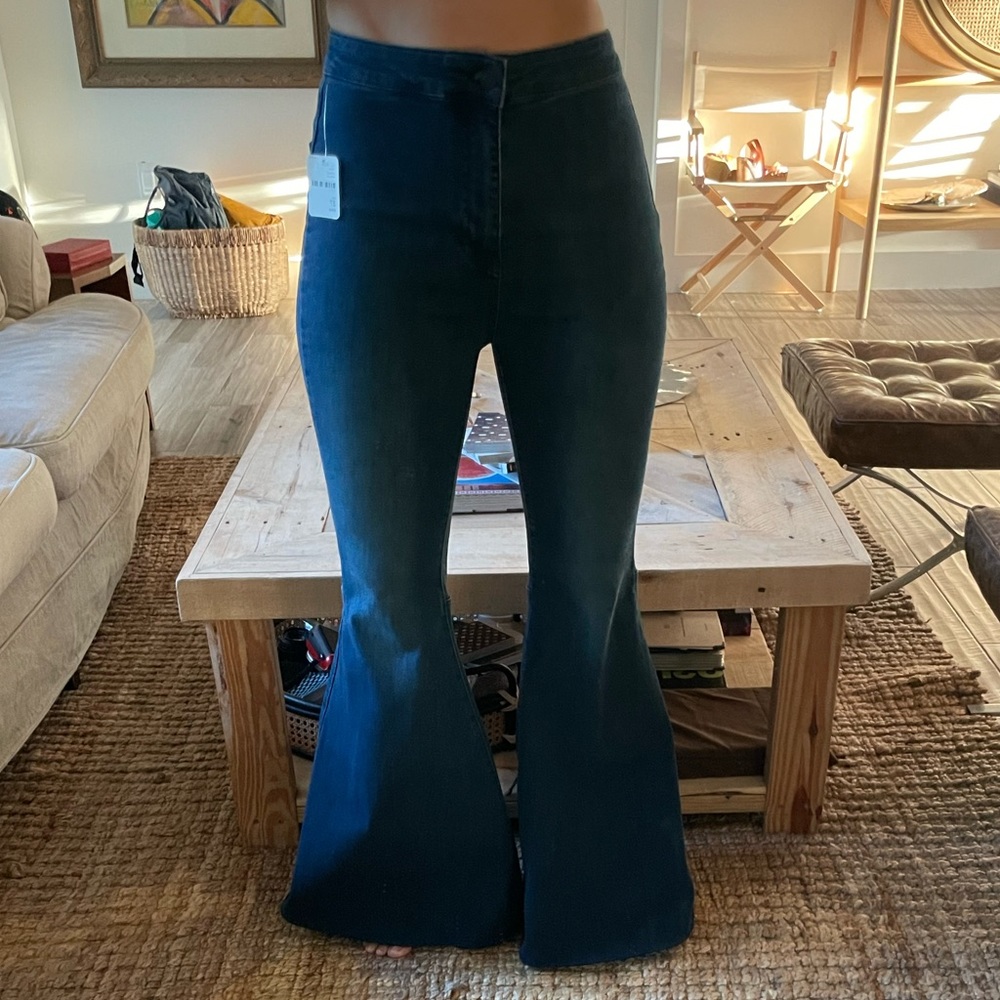 Super flare blue jean - anthro